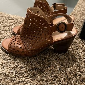 no scuffs or anything just alittle squished from being packed away for a while.